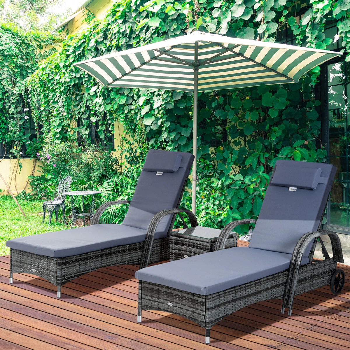 Wicker reclining chaise lounge new arrivals