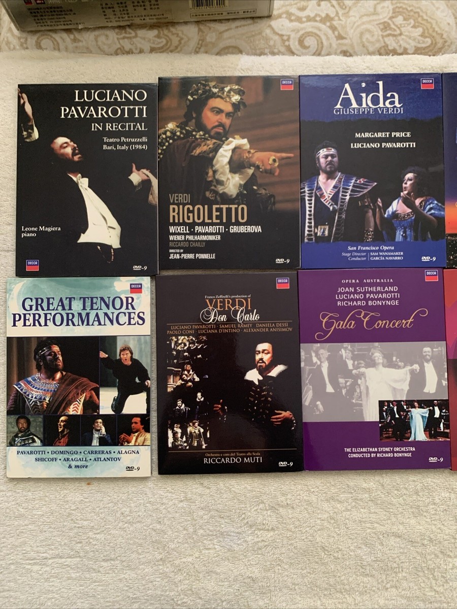 Pavarotti Box Set 32 pieces DVD Japan compact disc | eBay