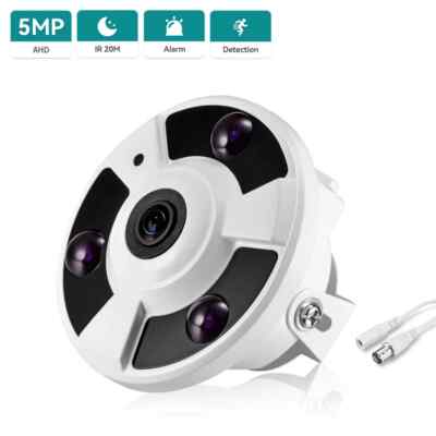 1.7MM Fisheye Panoramic AHD Camera 5MP 1080P HD IR Night Vision Security Camera