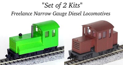 HOn30/HOe/HOn2-1/2 Scale CS Narrow Gauge Diesel Locomotive Set of