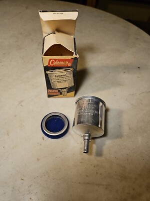 Antique COLEMAN No.0 Filtering Funnel w Box Pre Zip Code Lantern Fill - NICE!