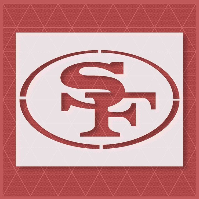 San Francisco SF 49ers stencils - 14x11 - 11x8.5 - 5x4 - Reusable Mylar ...