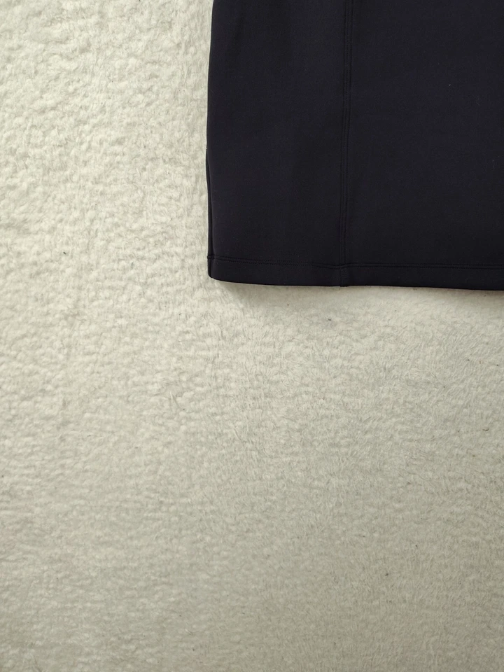 Falda Talula para mujer pequeña negra mezcla de nailon tiro medio recta calce lápiz mini Foto 4 de 4