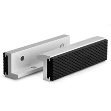 Pair 8" 200mm Universal Vise Jaws with Strong Magnetic Soft Vice Pads Cover