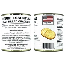 Future Essentials Sailor Pilot Bread Freeze Dried Long Shelf Emergency Food-2Can