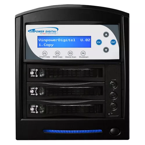 2 Target HDD Hard Drive SSD Data Clone Duplicator Standalone HDDSHARK-2T-BK - Image 2 of 4