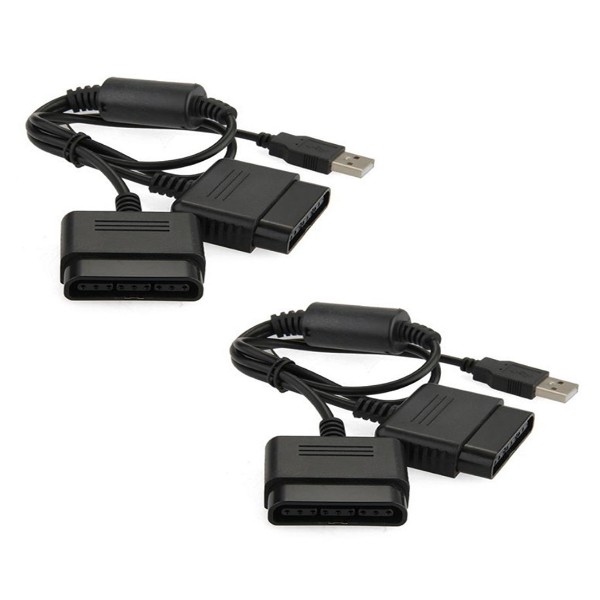 PS2 Playstation to PS3 PS4 PC Controller Adapter USB Converter