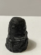 Hand-Crafted from Coal Thimble
