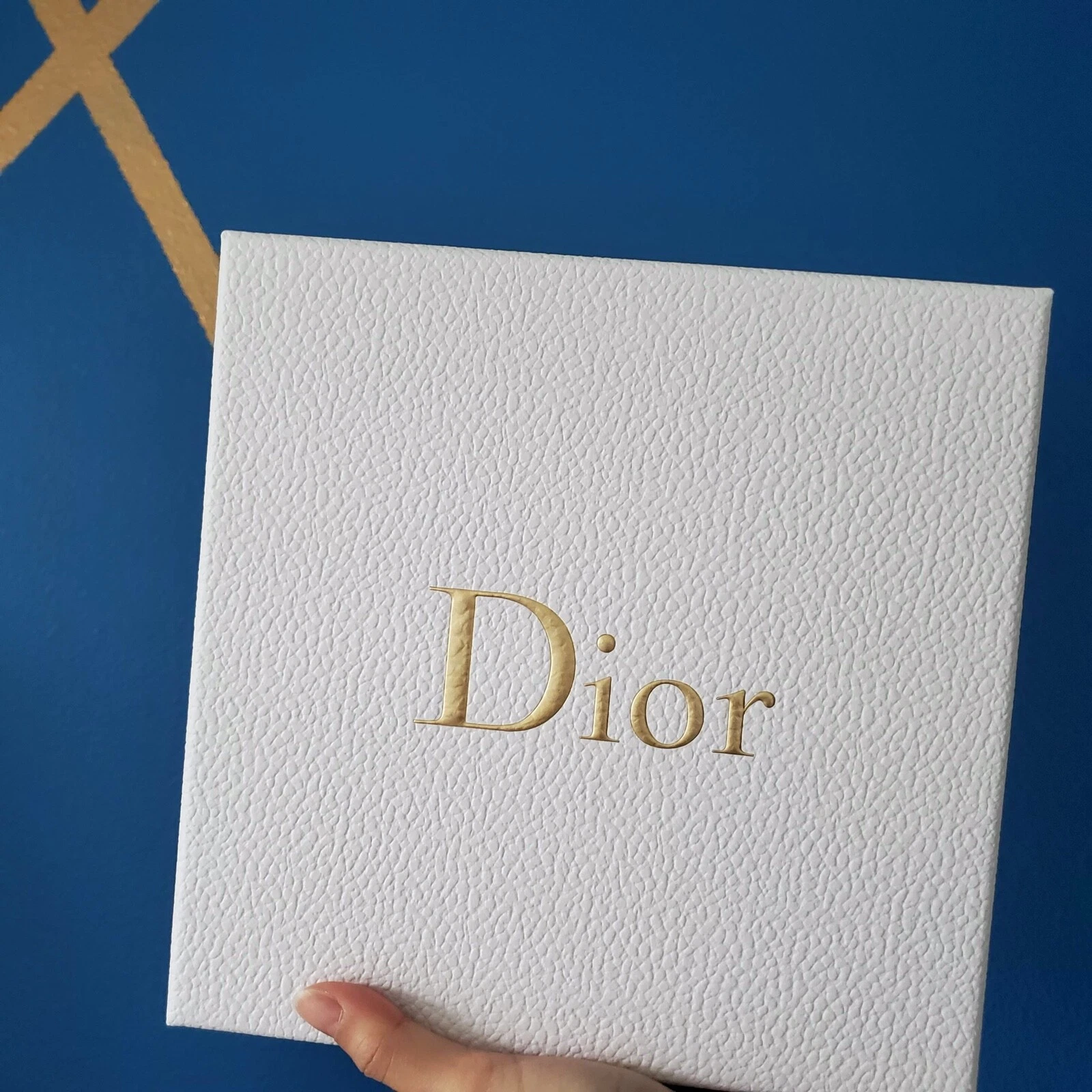NOUVEAU logo or DIOR boîte cadeau vide ceinture petit sac rangement organisateur maison déco 