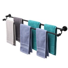 TocTen Double Bath Towel Bar, Thick SUS304 Stainless Steel Towel Rack, 33 Inch