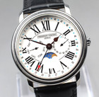 【Near MINT】FREDERIQUE CONSTANT Moon Phases FC270X4P4/5/6 39mm Qz Men's Watch