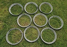 Set of 9 Vintage Stainless Beauty Rings For 15