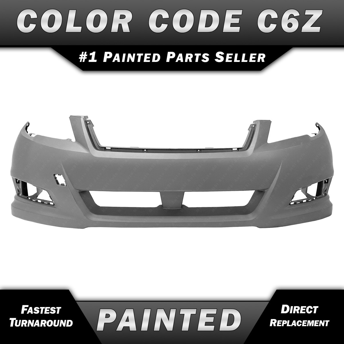 NEW Painted *C6Z - Silver* Front Bumper Cover Fascia for 2010-2012