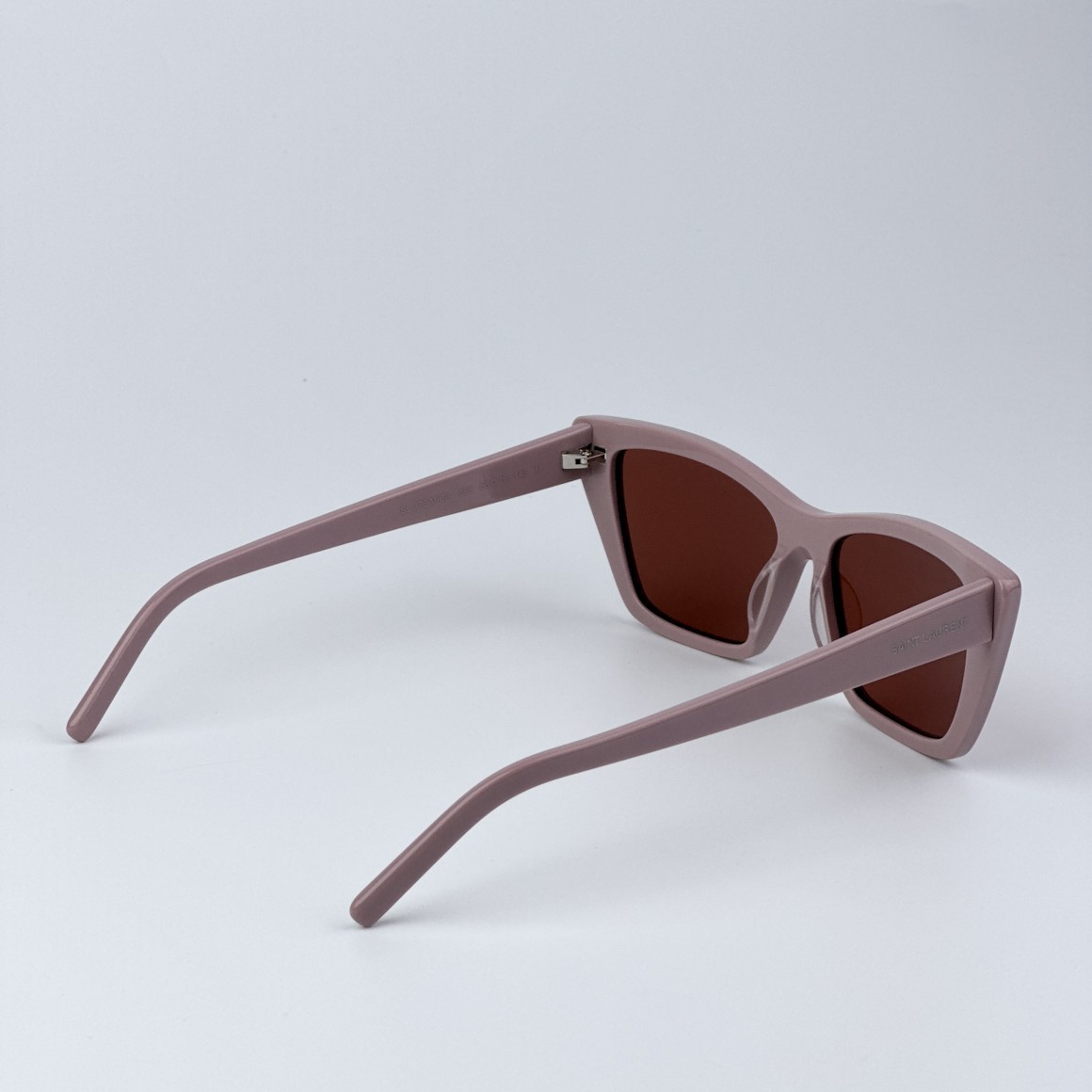 Saint Laurent Women Sunglasses Nude Pink Brown Cat Eye SL276 MICA 058 BRAND NEW thumbnail 7