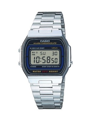 BRANDNEU CASIO A164WA-1QJH DIGITAL ARMBANDUHR ALARM HINTERGRUNDBELEUCHTUNG CHRONOGRAPH