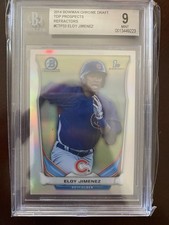 2014 Bowman Draft Top Prospects Chrome Eloy Jimenez #CTP-33 Refractor (RC) BGS 9