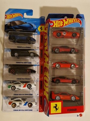 Hot Wheels Ferrari Set Top Zustand
