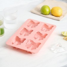 OHS Bow Shape Ice Cube Tray Silicone Ice Maker Mould Easy Release BPA Free