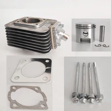 V2 100cc Iron Sleeve Cylinder Body &Piston Kit Chromed Ring & Bolt - Bike Engine
