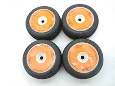 Serpent Off-Road Truggy Tires on 17mm Hex Wheels (Proline Bow-Tie Tread) Used