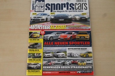 1) Auto Bild Sportscars 01/2013 - VW Golf VI R HGP R36  - Lamborghini Aventador