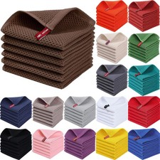 Multi-Buy 100% Cotton Terry Tea Towels Kitchen Dish Cloths Clean Drying Hanging