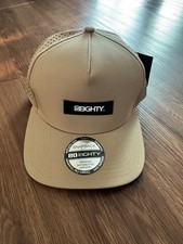 80 Eighty Snapback Tan Trucker Hat