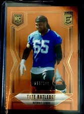2025 Panini Donruss Elite - Rookies Tate Ratledge #141 Orange /199 (RC)