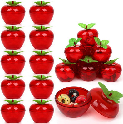 20 Pack Apple Container Christmas Wedding Party Toy Filled Plastic Bobbing Apple