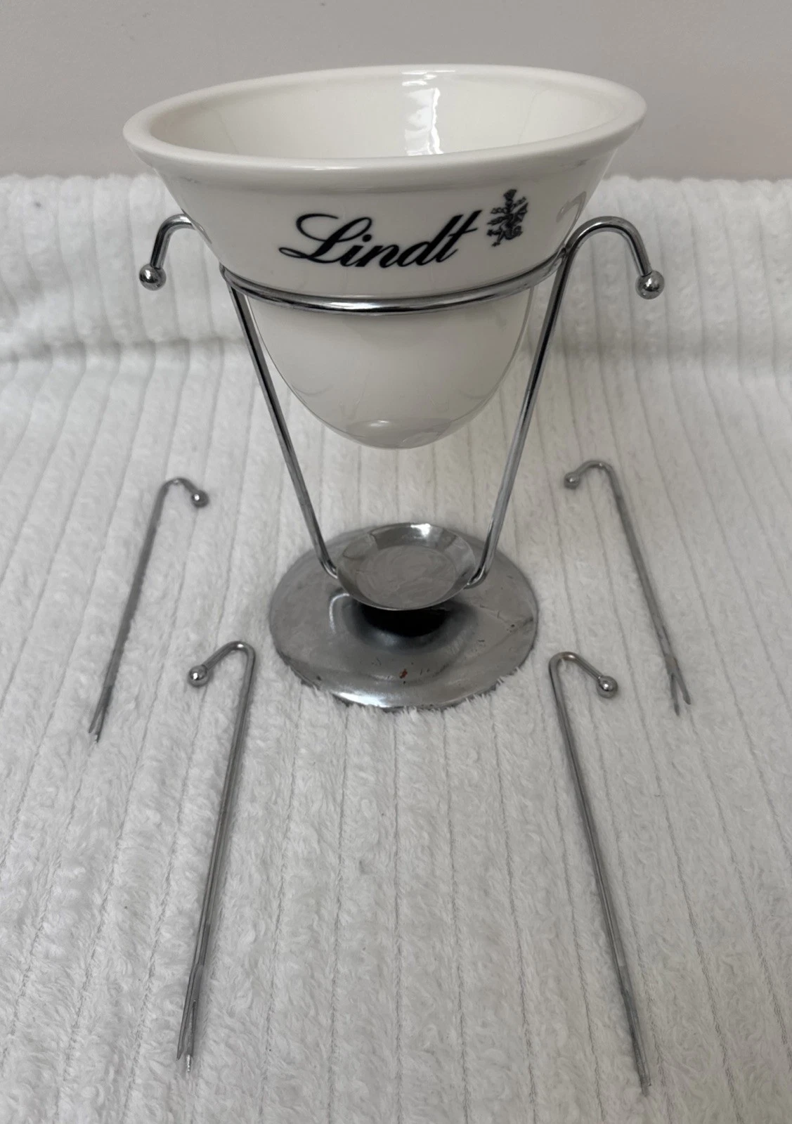 Lindt Chocolate Fondue Set With Forks