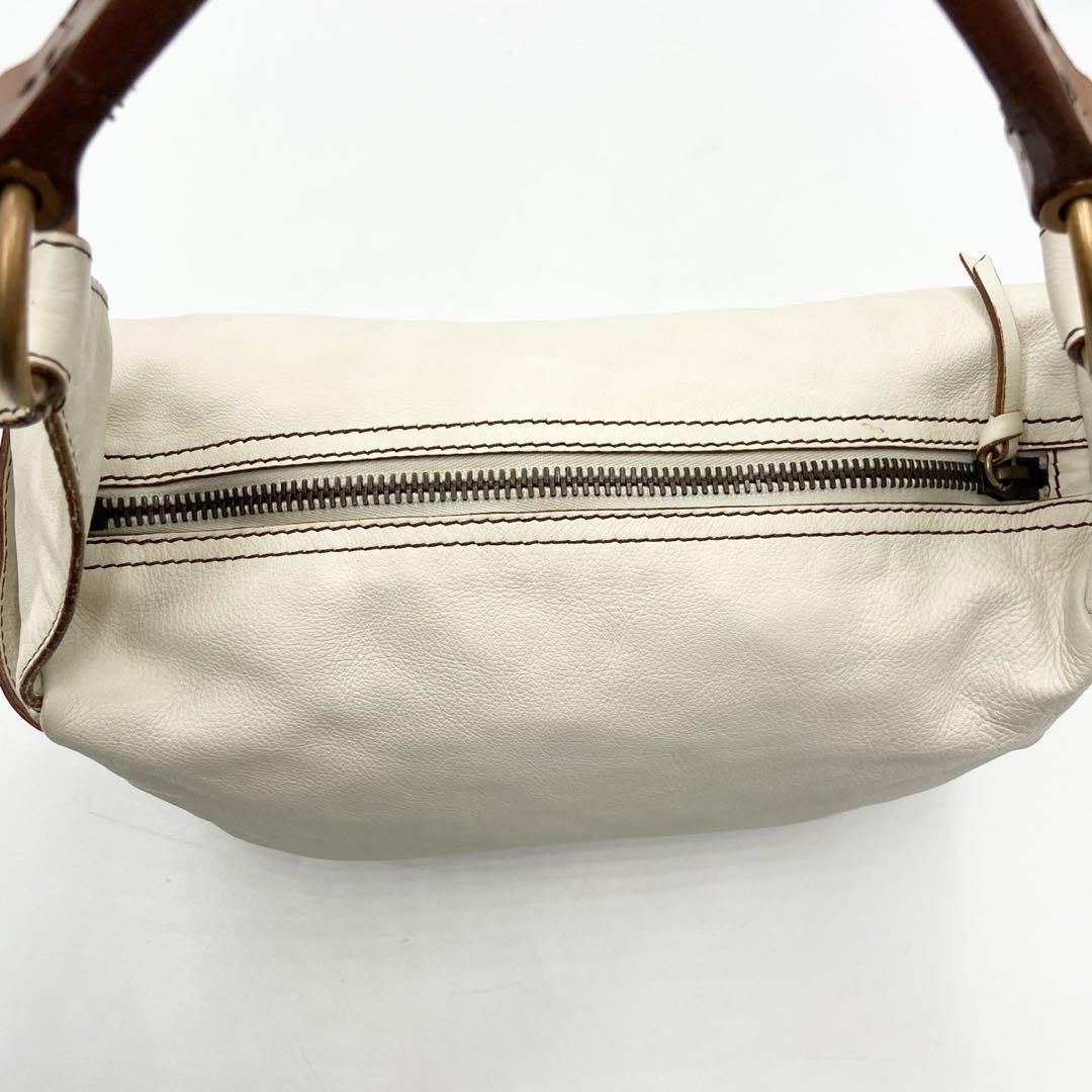 Miu Miu Archive One Shoulder Bag All Leather Logo Vintage