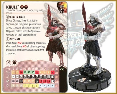 Marvel Heroclix  KNULL - 059 - CHASE  Venom Set