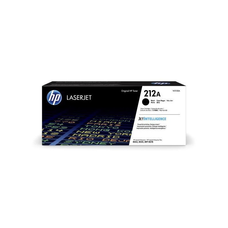 Toner HP 212A Noir W2120A Cartouche Laser pour HP Color LaserJet Enterprise