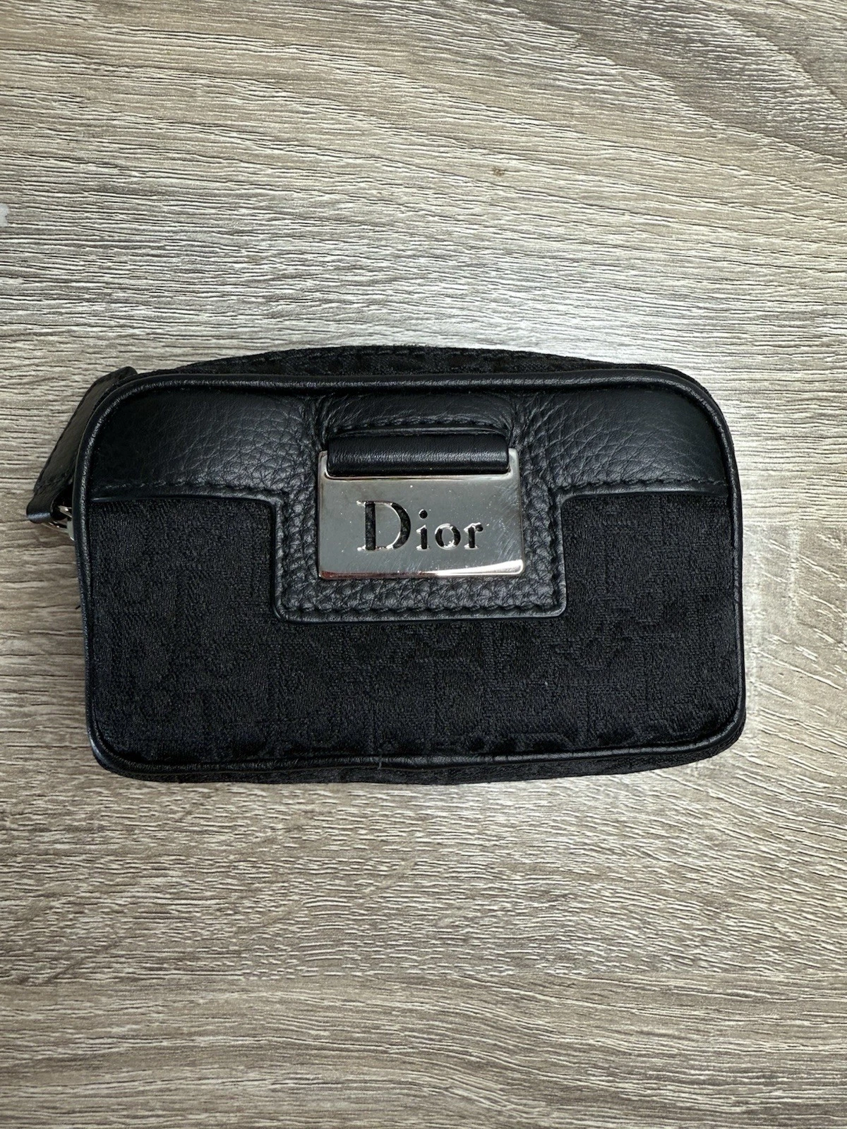 Accessoire ceinture micro sac Dior en noir