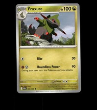 Fraxure – 069/086 – Black Bolt – Normal – Near Mint Pokemon Card TCG
