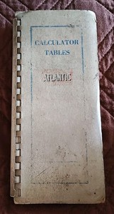 Vtg Gas Calculator Tables Binder Atlantic Richfield Co. (1968?)No.Gal/Gal Price