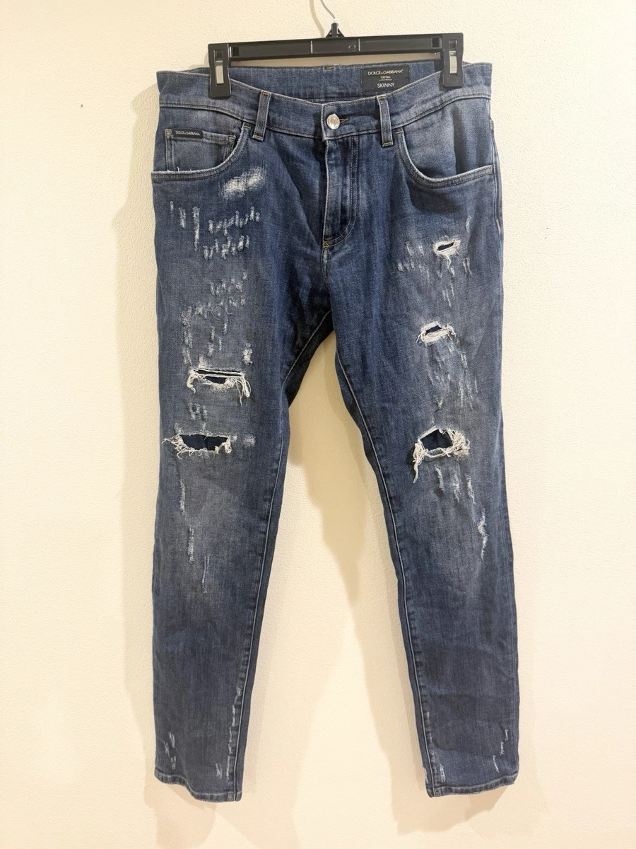 Dolce&Gabbana Women's Denim Blue Jeans for Men for sale | eBay