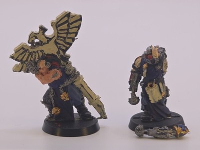 Black Templars Metal Servitors From Chaplain Grimaldus Retinue Warhammer 40k J1