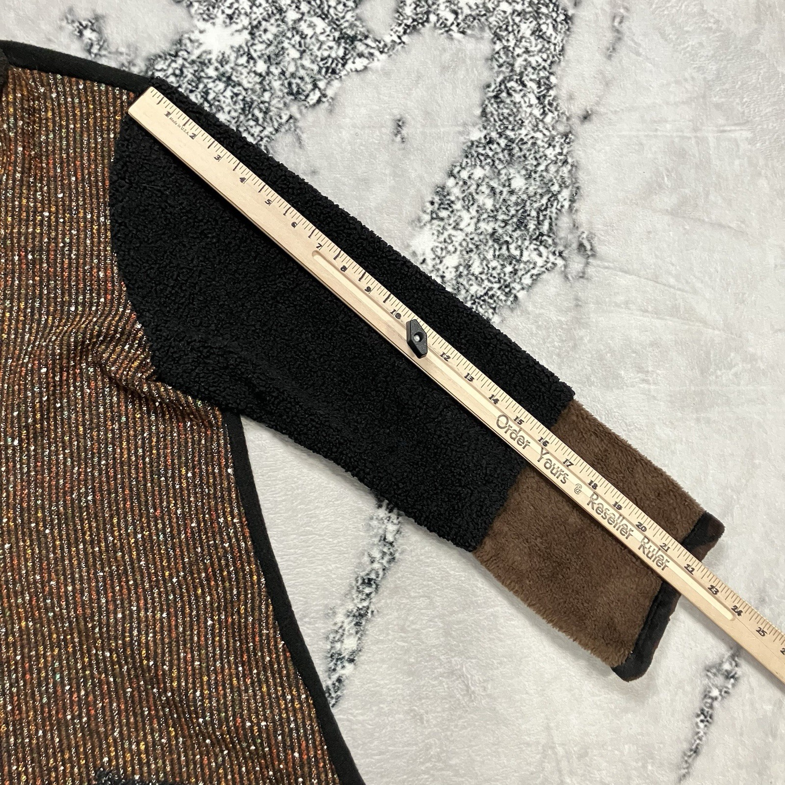 Ali Miles Patchwork Button Jacket Women’s Size Me… - image 2