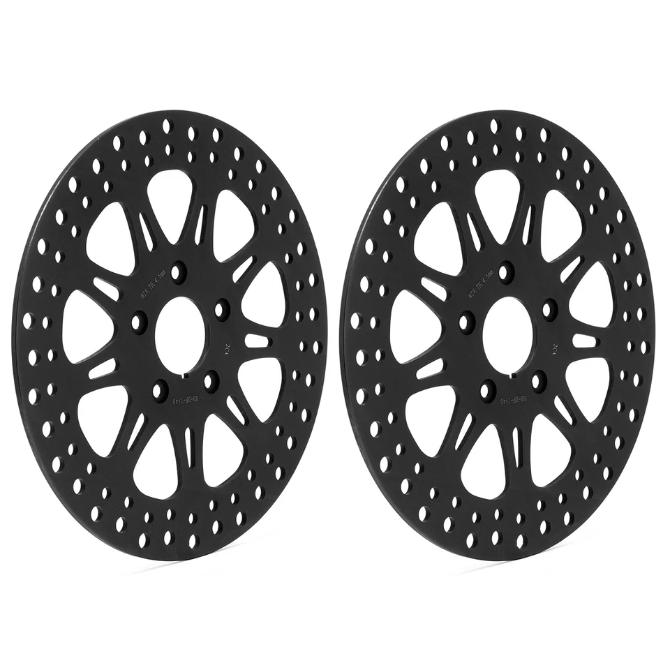 3x Pastillas de rotores de freno delanteros traseros para Harley Touring Road King Electra Glide 86-99 Foto 2 de 4