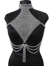 medieval Chainmail Butted Top 10 mm Rings Top for Woman Fantasy cosplay larp