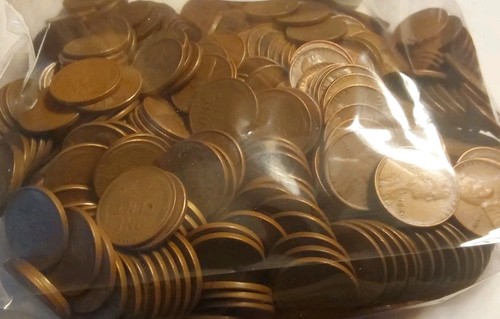 Lincoln Wheat Cent Grab Bag Five Pound Bag UNSEARCHED 1909 to 1958 Free Post 