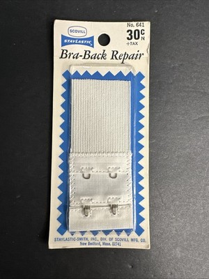 Vintage Scovill StayLastic 641 Sewing Notions Bra Back Repair Kit