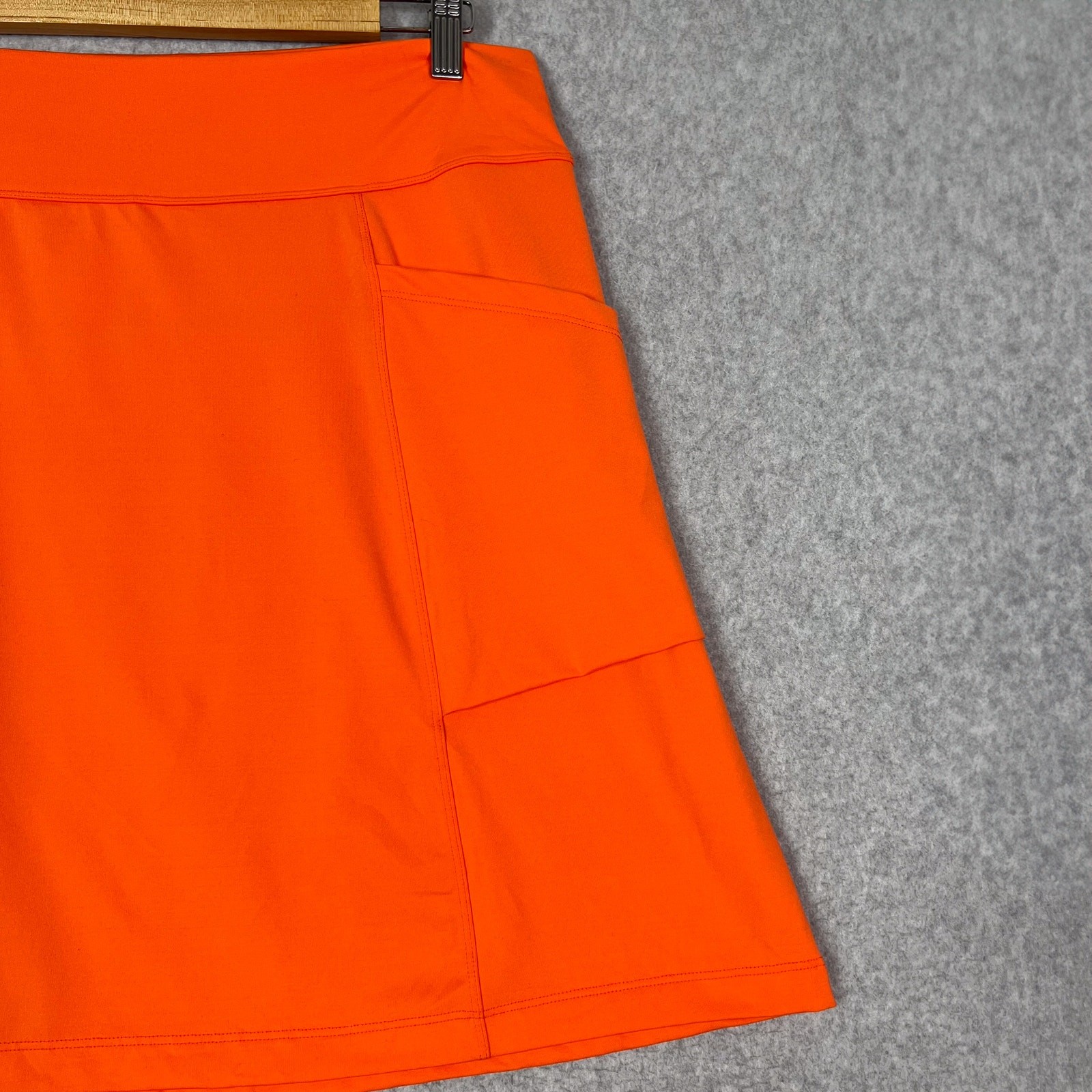 Gonna sopra il ginocchio elasticizzata Arc'teryx taglia media arancione Roche tasche outdoor