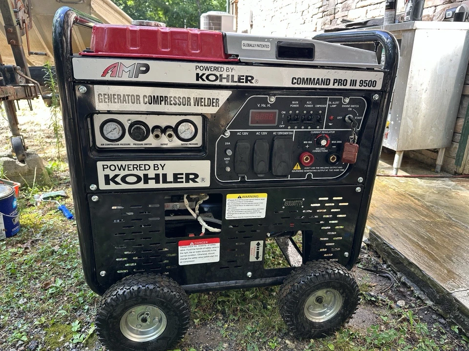 KOHLER AMP TRIPLEX 9200 3-IN-One GENERATOR WELDER AIR COMPRESSOR /Local Pick Up. - Image 2 of 4
