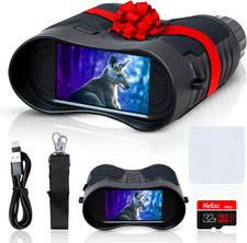 Upgraded Night Vision Goggles - 4K Night Vision Binoculars, 8X Digital Zoom 3.2"