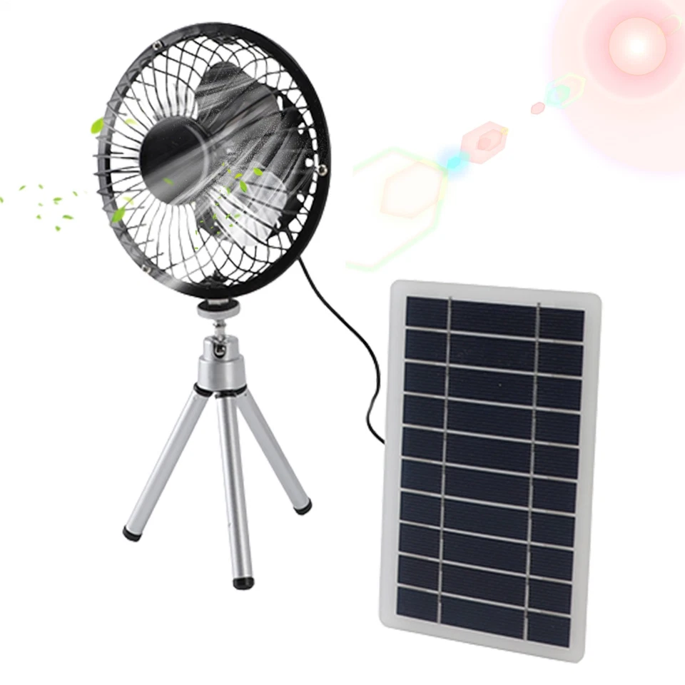Solar Powered Outdoor Air Vent Fan 10W for Tree Houses and Greenhouses - image 4 of 4