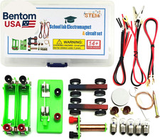 DIY Physics Experiment Model Kit Electromagnetic Materials Electromagnet and Bas