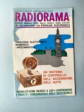 RADIORAMA March 3, 1978 Electronic Westminster Clock - Black Light Lamps