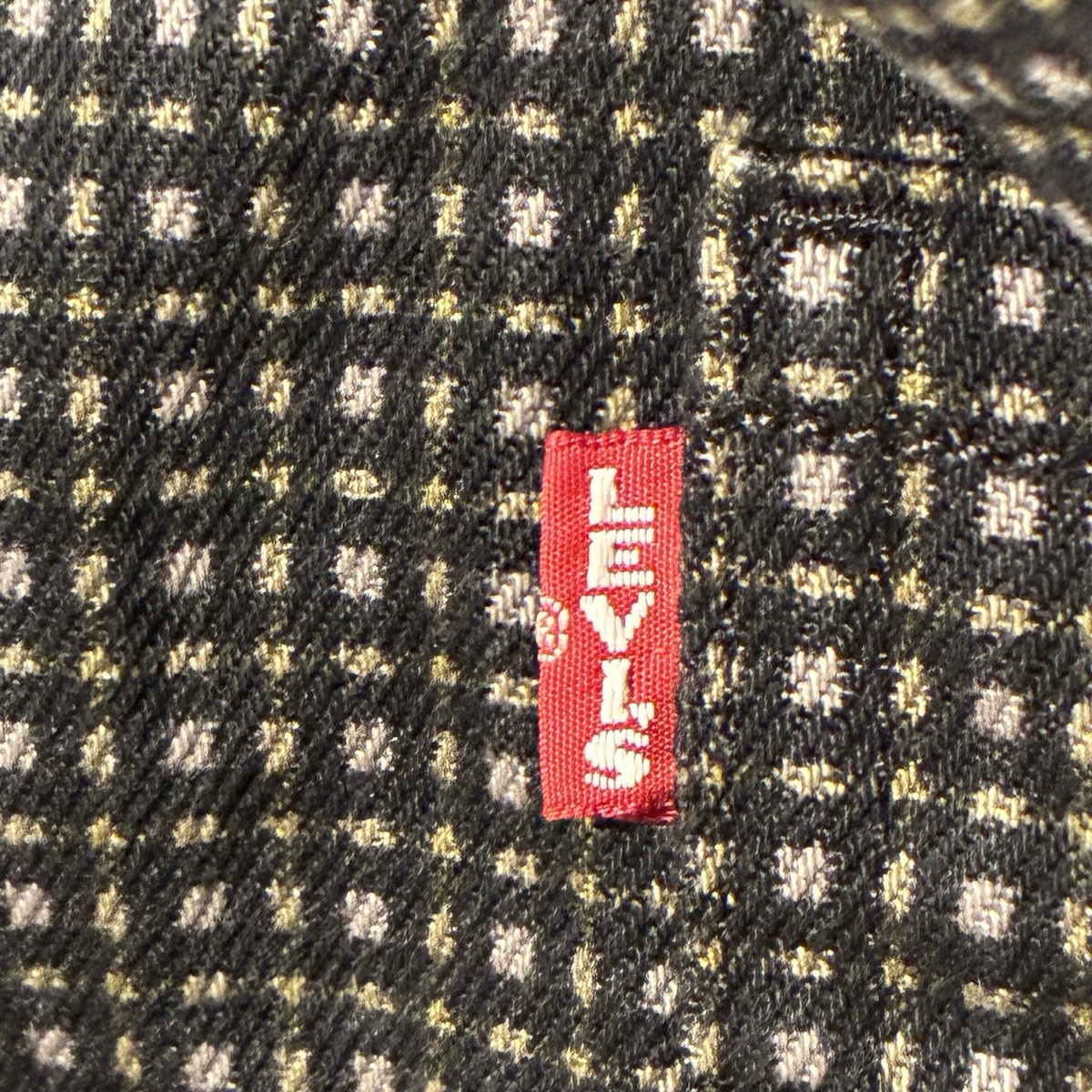 BNWT Levi's 194Loacal Collab Type 2 Grey Plaid Two Pocket Pleated
